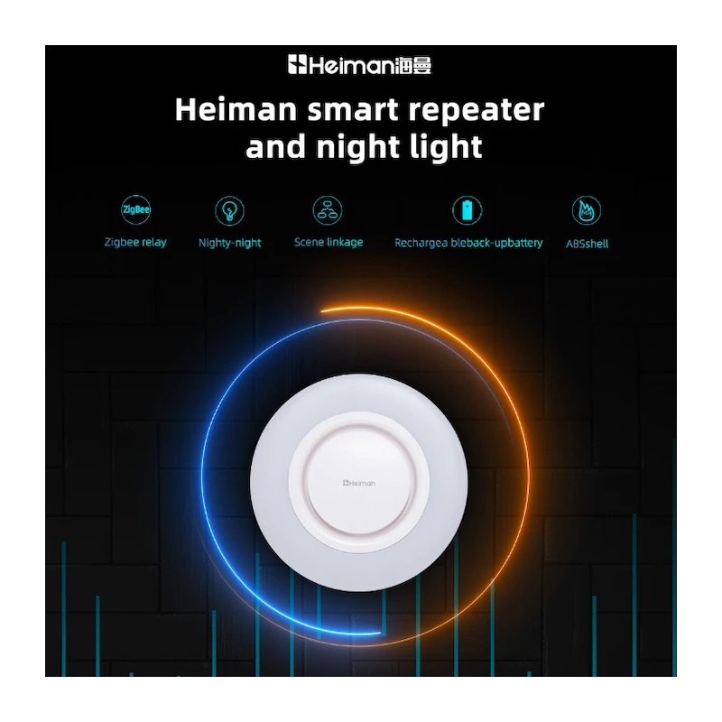 Heiman - Zigbee repeater and night light HS2RNL