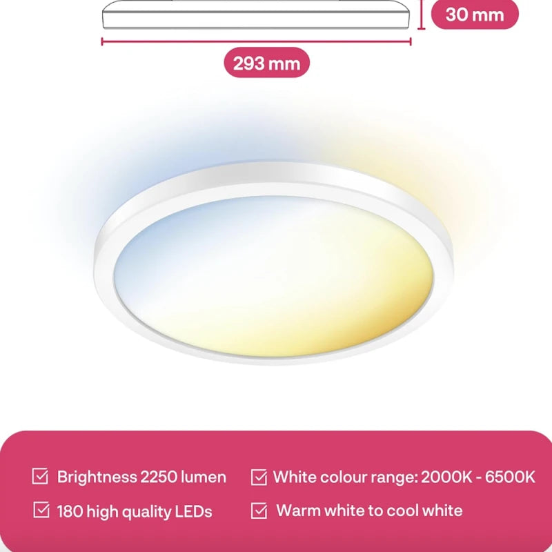 Innr - Ceiling light Zigbee round Comfort 30 cm RCL231T