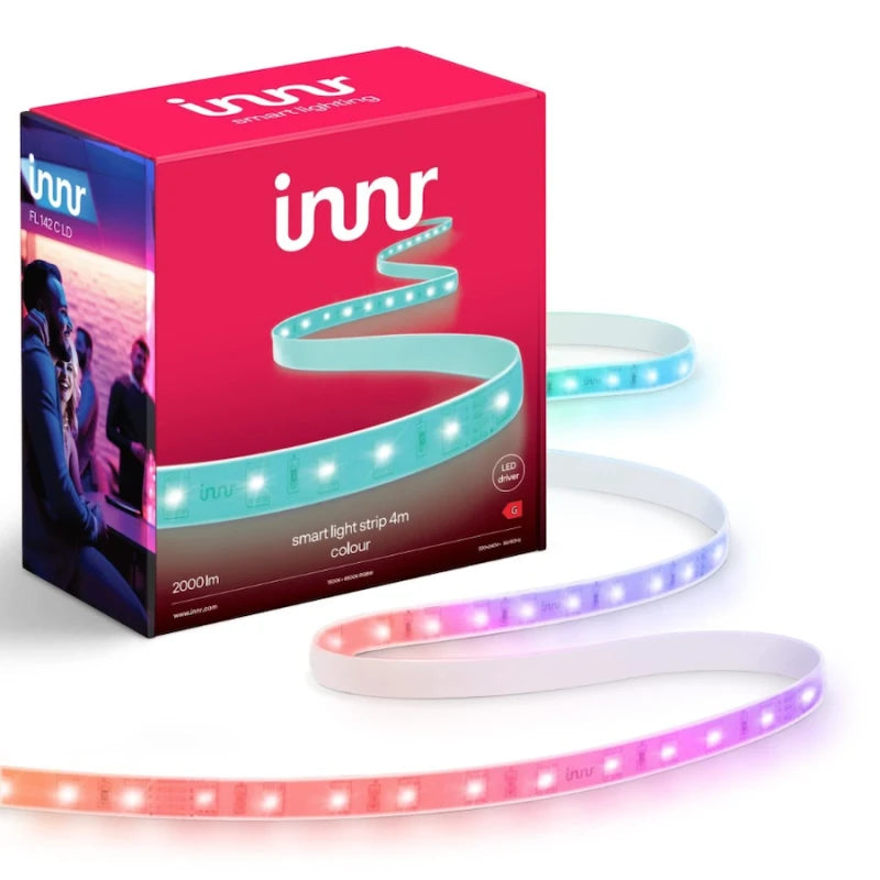 Innr - Flexible Indoor Color Ribbon - 4m (230V wiring) FL142CLD