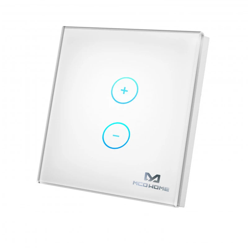 Mcohome - Z-Wave+ glass touch dimmer switch, white