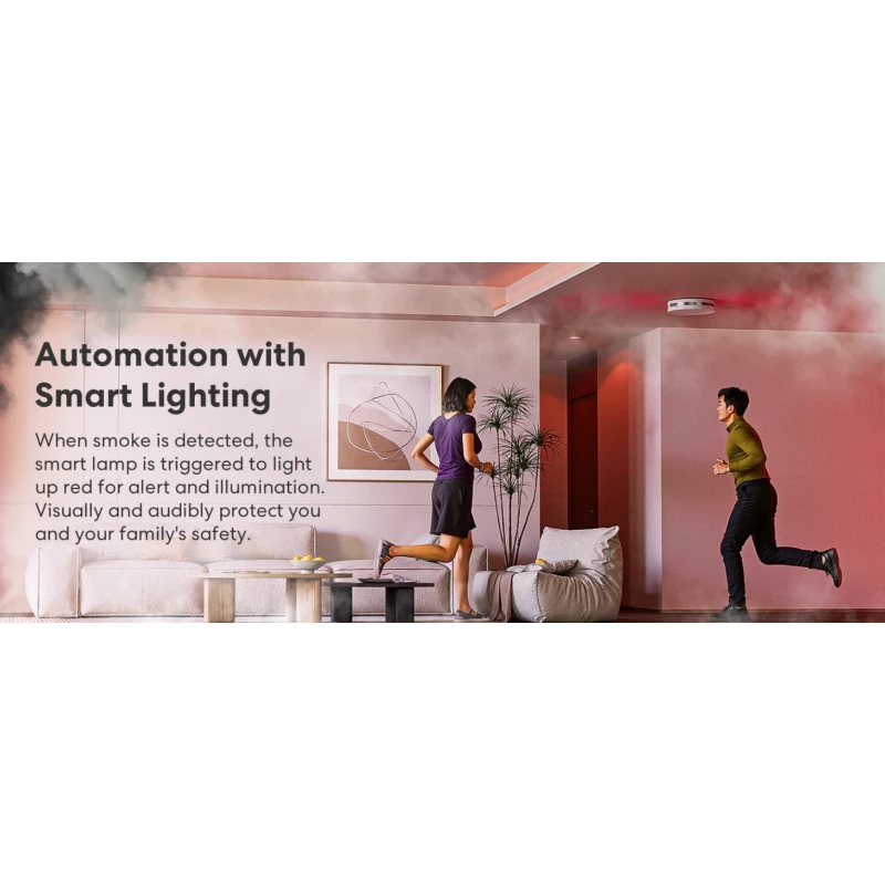 Meross - 3x Smoke Detectors + Hub Matter MSH450