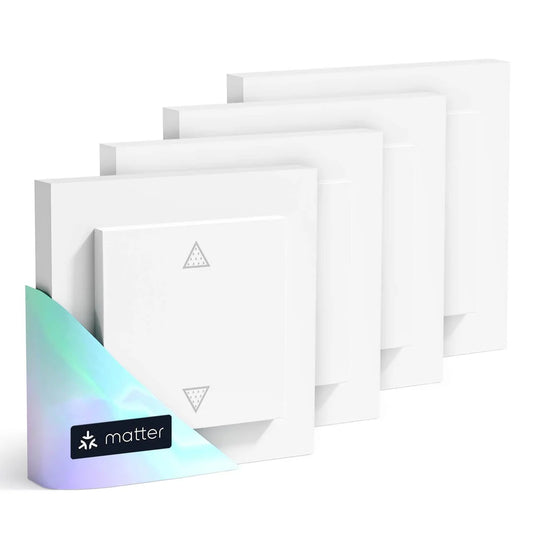 Meross - 4x Wifi Matter roller shutter switches MRS105MAQUA-EU