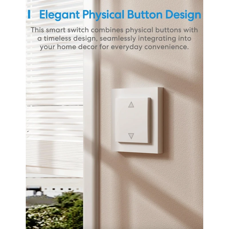 Meross - 4x Wifi Matter roller shutter switches MRS105MAQUA-EU