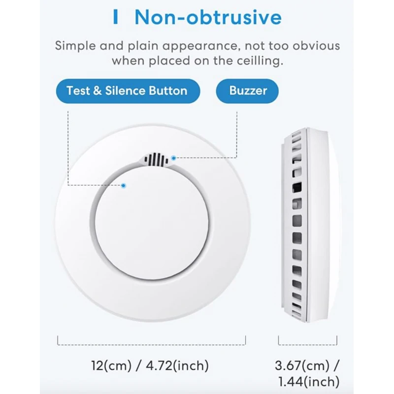 Meross GS559A - HomeKit-compatible smoke detector (without hub)