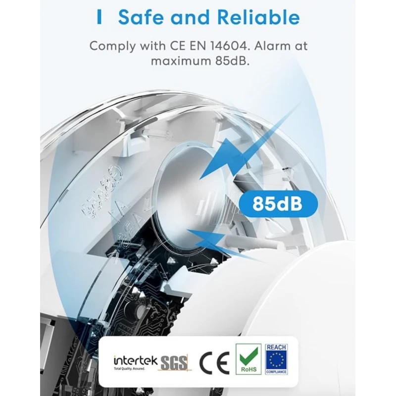 Meross GS559A - HomeKit-compatible smoke detector (without hub)