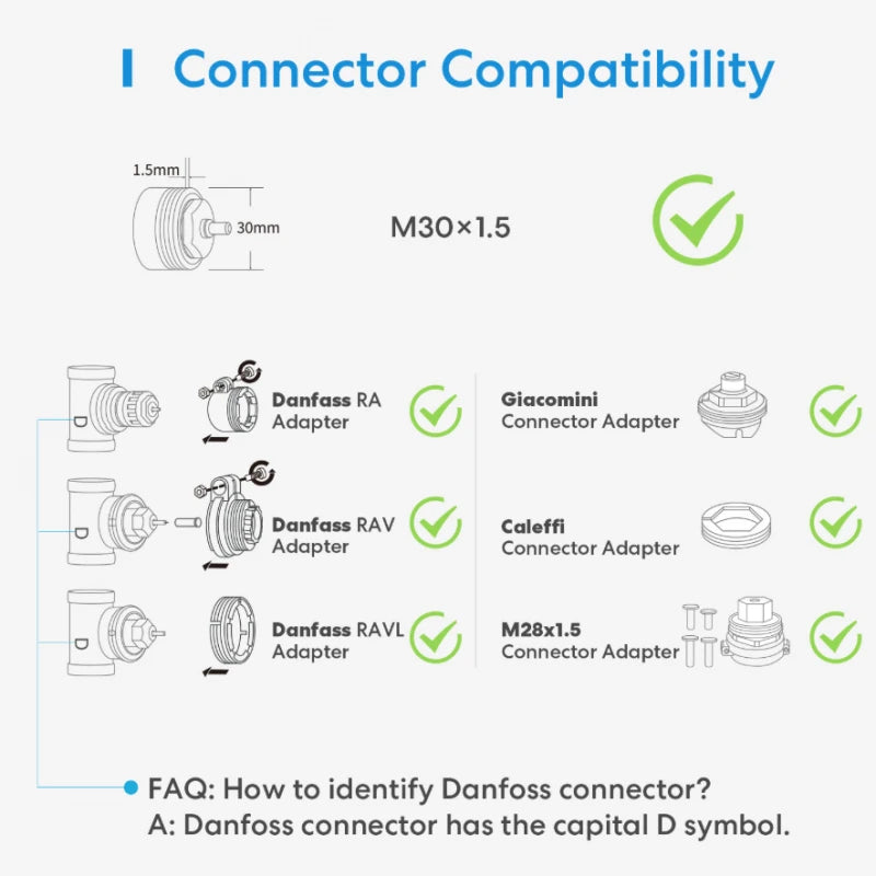 Meross MTS150HK - Hubless thermostatic valve Apple Homekit compatible