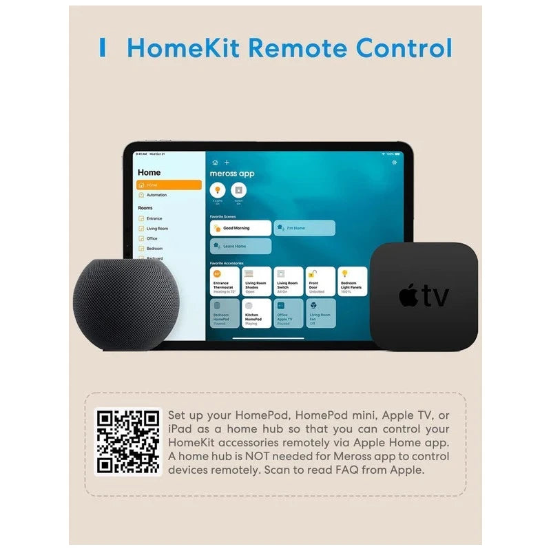 Meross MS400HHK - Kit Flood sensor + Wifi Hub Apple Homekit