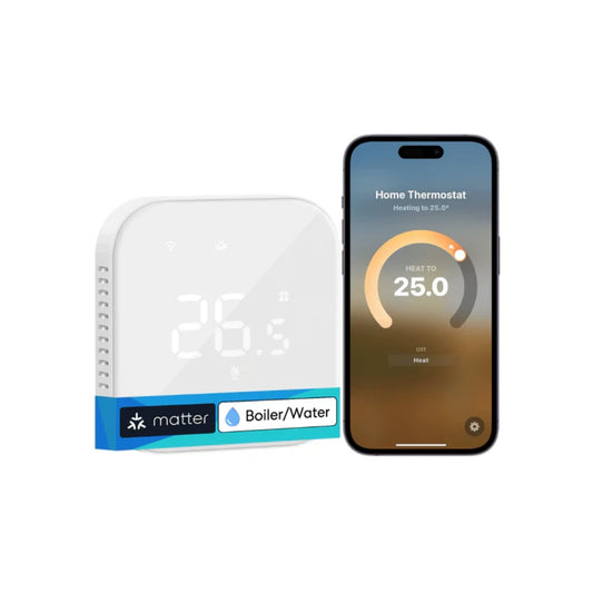 Meross - Matter lattialämmitys-/kattilatermostaatti MTS215BMA-EU