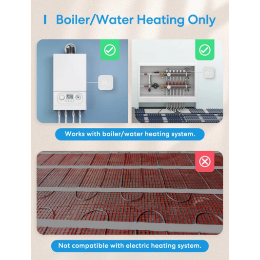 Meross - Θερμοστάτης ενδοδαπέδιας θέρμανσης / λέβητα Matter MTS215BMA-EU