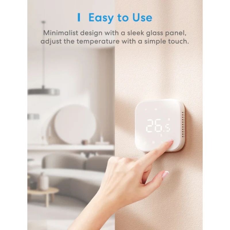 Meross - Matter lattialämmitys-/kattilatermostaatti MTS215BMA-EU