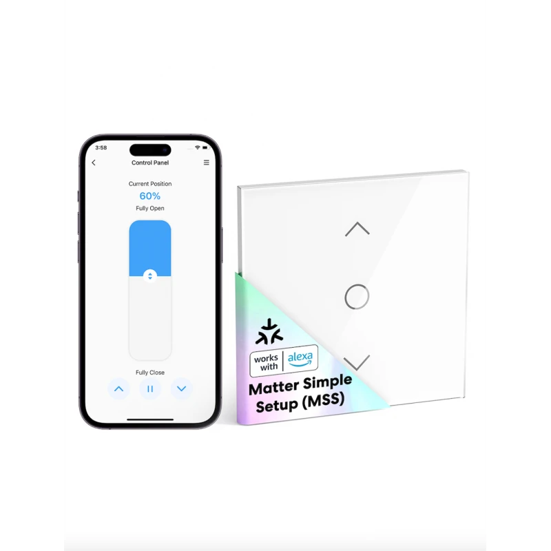 Meross - Matter WIFI roller shutter wall switch MRS100MA-EU