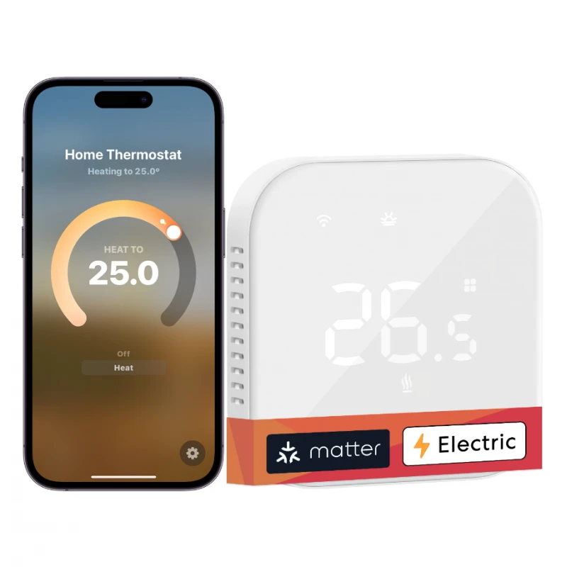 Meross - Matter WIFI thermostat for electric underfloor heating