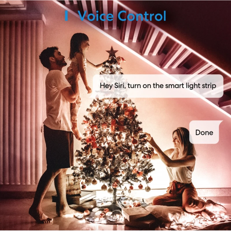 Meross MSL320 - 5m Apple HomeKit-compatible RGB Wi-Fi LED strip