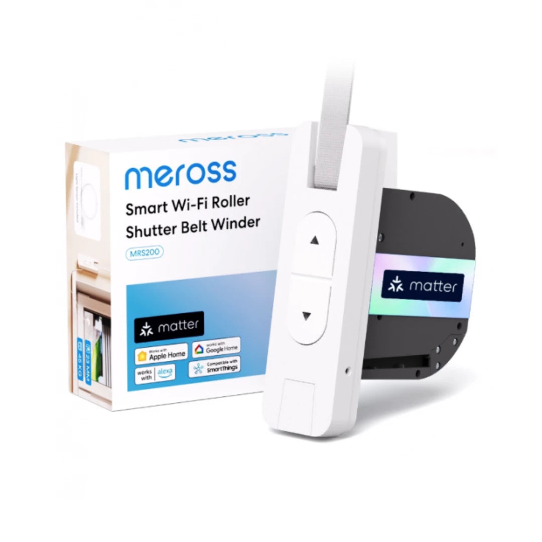 Meross - WIFI Matter Ρολέτα περιτύλιξης με ιμάντα MRS200MA-EU