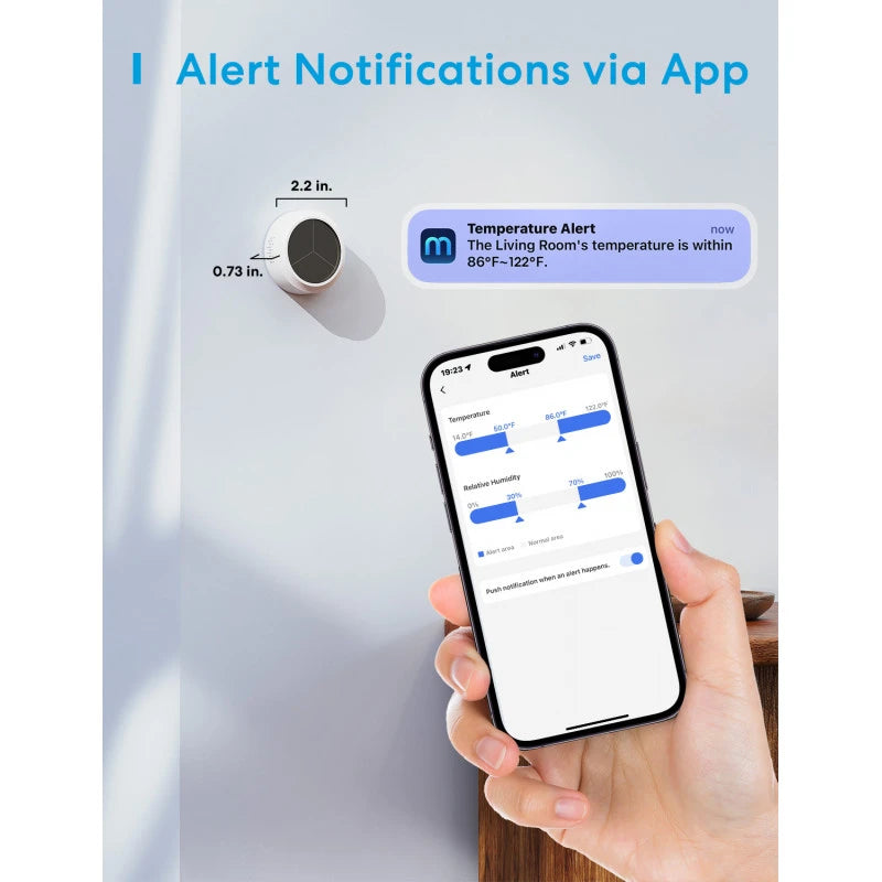Meross MSH300 - Temperature and humidity sensor + WIFI Hub (Apple Homekit)
