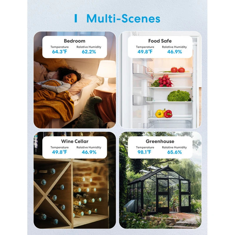 Meross MSH300 - Temperature and humidity sensor + WIFI Hub (Apple Homekit)