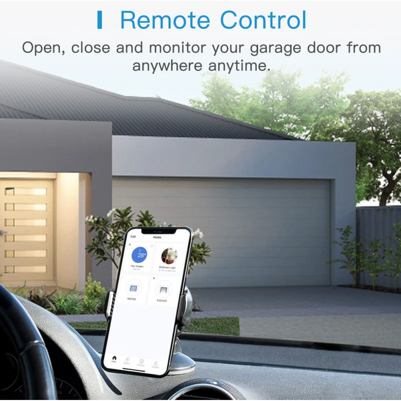 Meross - WIFI Garage Door Opener with Apple Homekit MSG200