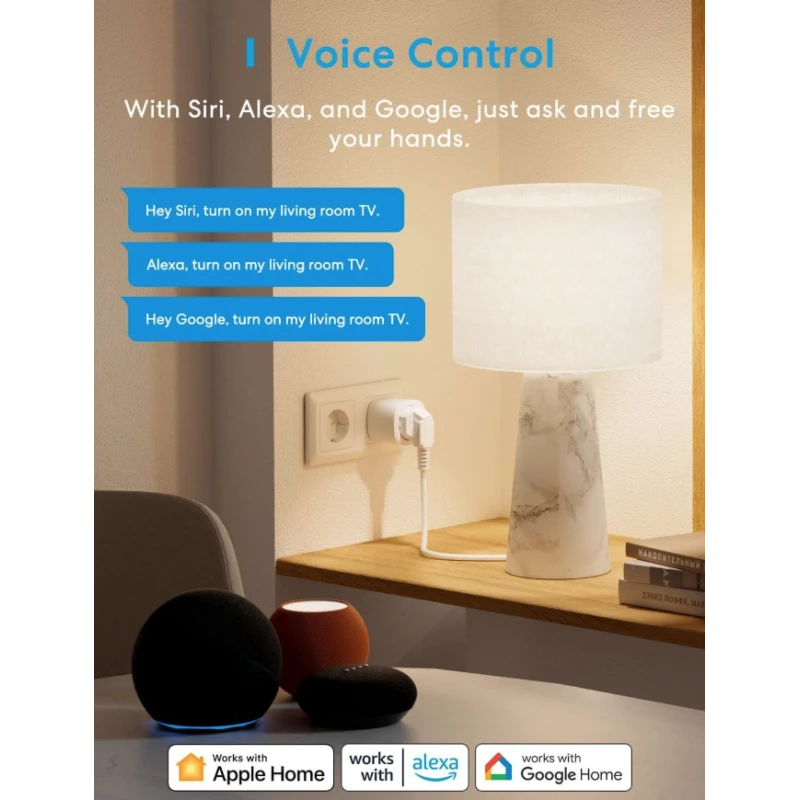 Meross MSS315 - Matter WIFI socket with energy measurement 16A