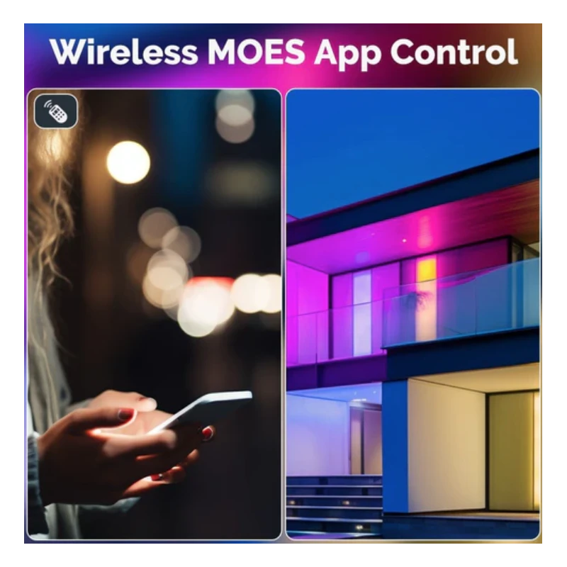 Moes - E27 WIFI Matter Tuya RGB LED bulb