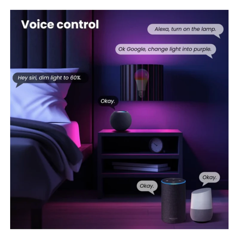 Moes - E27 WIFI Matter Tuya RGB LED bulb