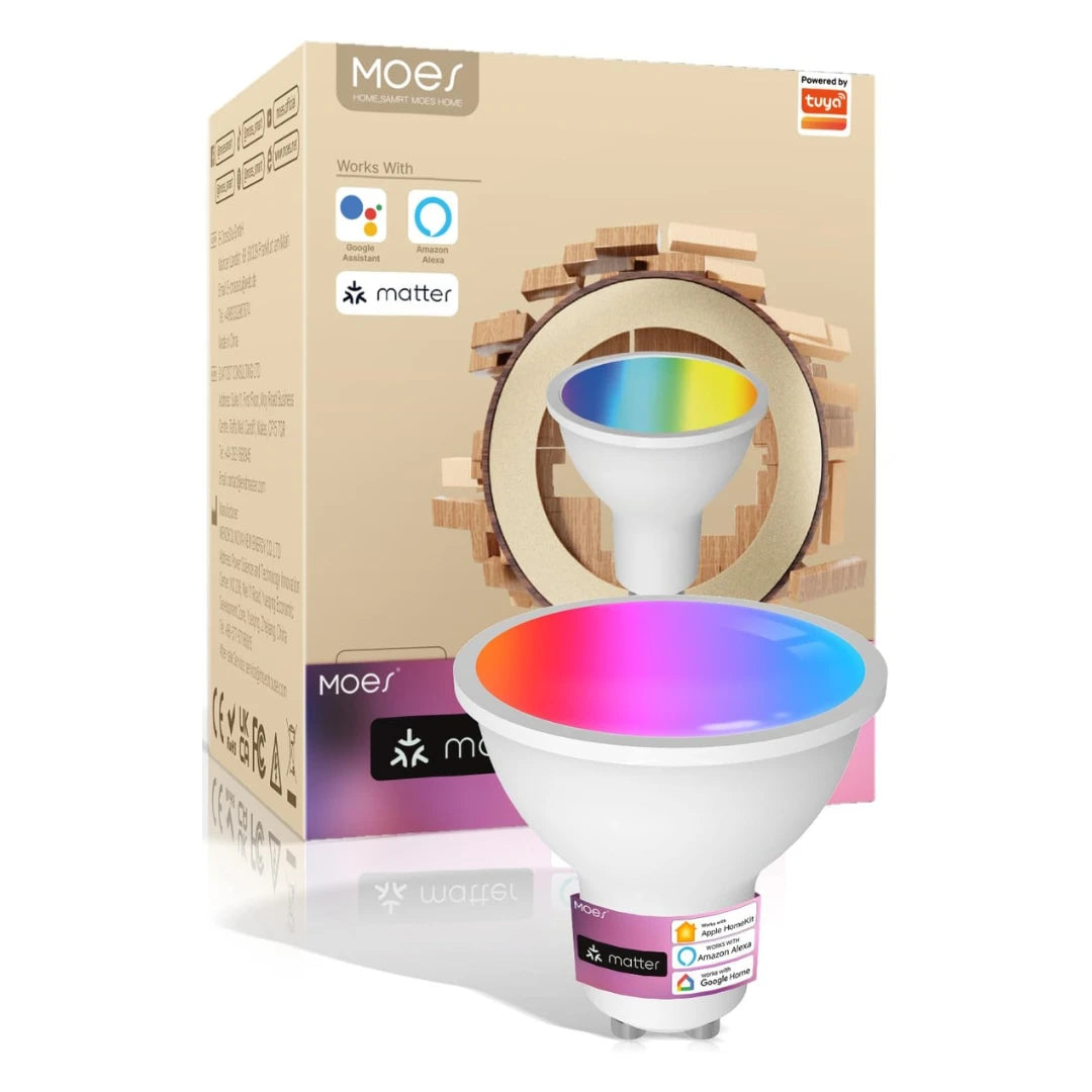 Moes - GU10 WIFI Matter Tuya RGB LED bulb