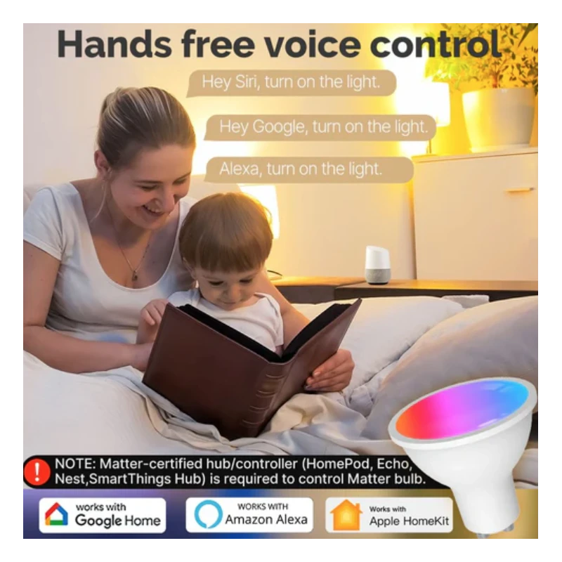 Moes - GU10 WIFI Matter Tuya RGB LED bulb