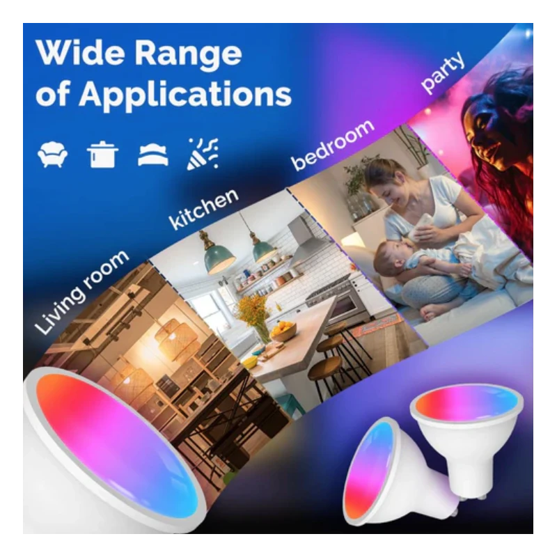 Moes - GU10 WIFI Matter Tuya RGB LED bulb