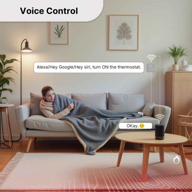 Moes - Matter WIFI Underfloor Heating Thermostat (White)