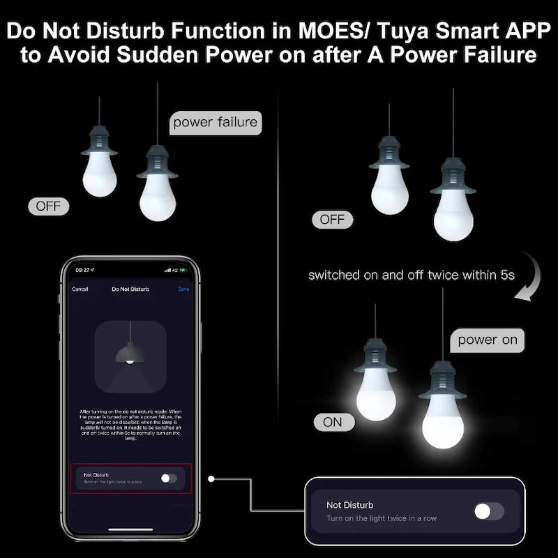 Moes - RGB+WW Zigbee smart bulb with music synchronization