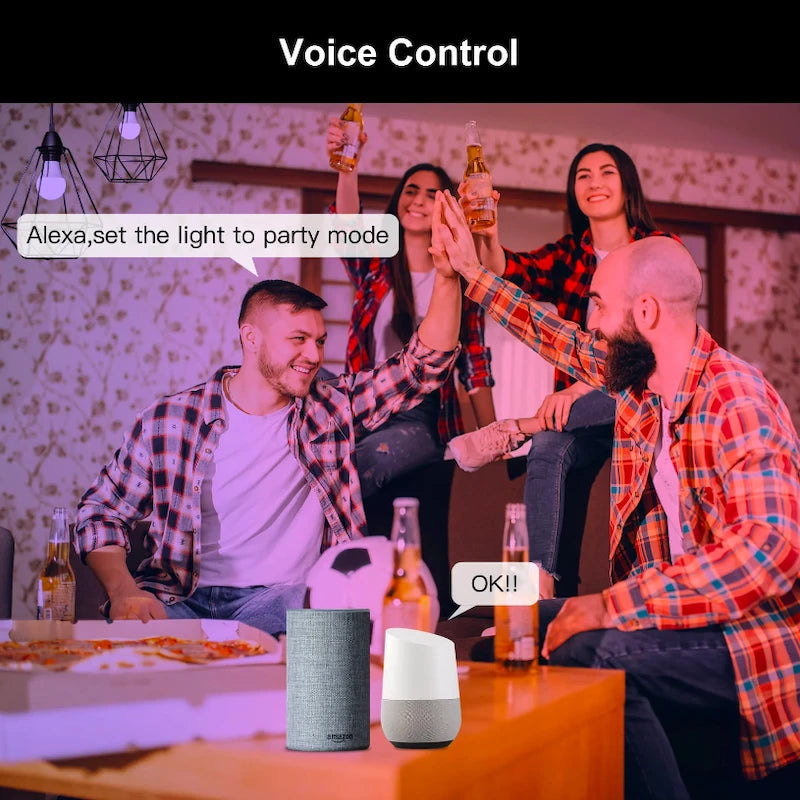 Moes - RGB+WW Zigbee smart bulb with music synchronization