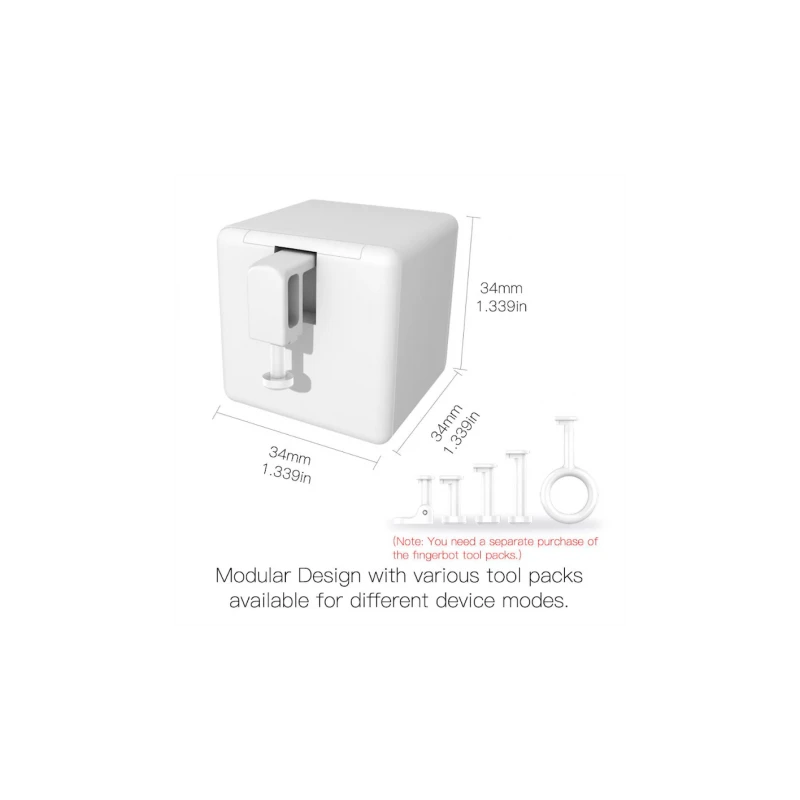 Moes - Zigbee Smart Button Fingerbot Tuya ZS-FB-V3-MS