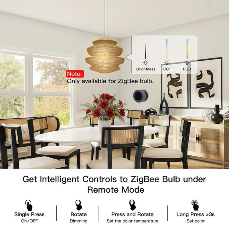 Moes - Smart Rotary Button Zigbee Tuya Smart Life - ERS-10TZBVK-AA