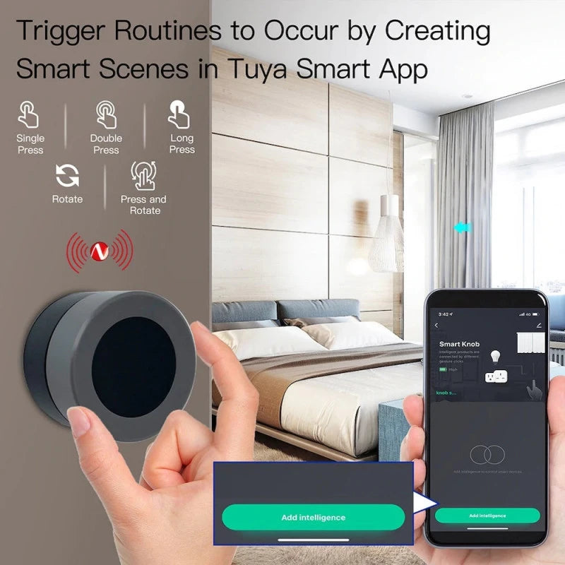 Moes - Smart Rotary Button Zigbee Tuya Smart Life - ERS-10TZBVK-AA