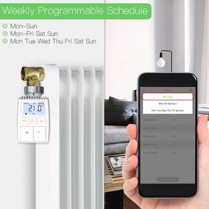 Moes - Zigbee 3.0 radiator valve Tuya TV01-ZB