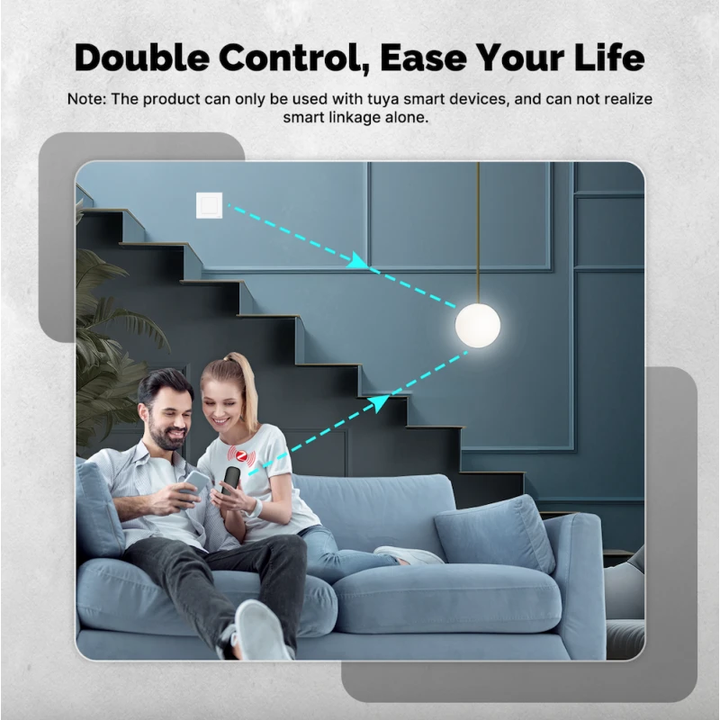 Moes - Tuya 4-button Zigbee remote control with 12 scenarios