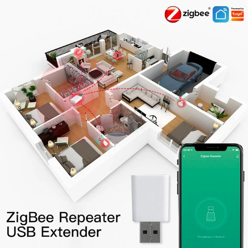 Moes - Zigbee Tuya signal repeater (Smart Life and Zigbee2Mqtt)