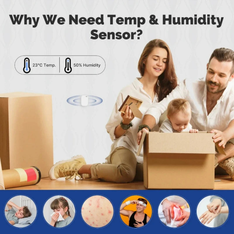 Moes - Tuya Zigbee temperature and humidity sensor
