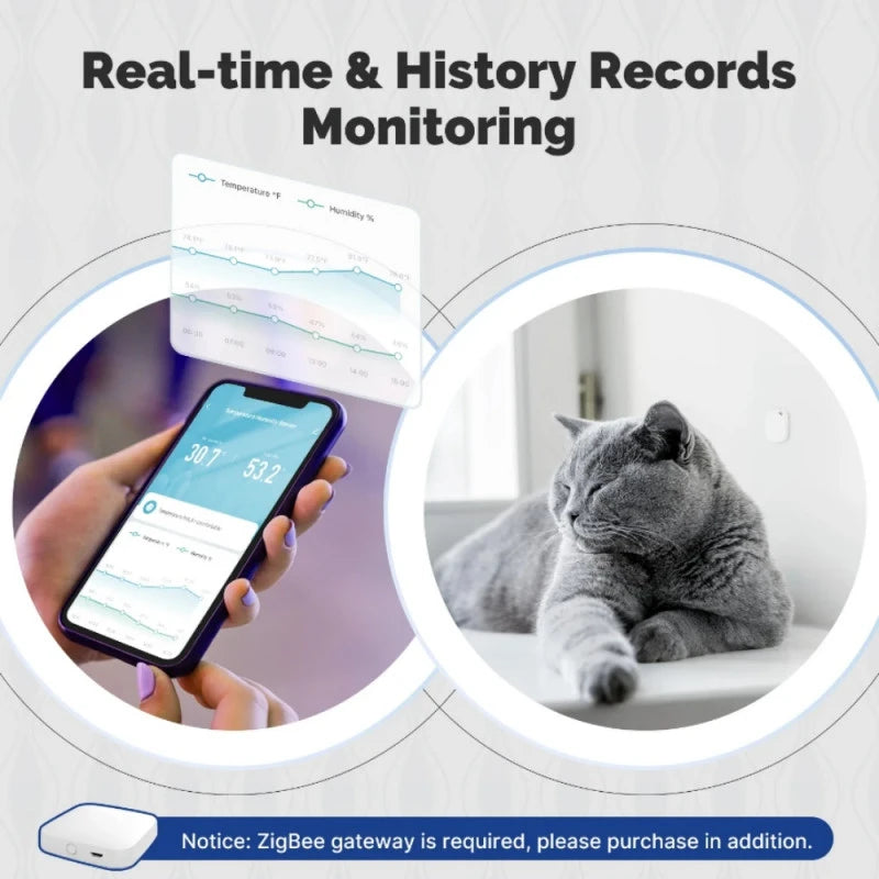 Moes - Tuya Zigbee temperature and humidity sensor