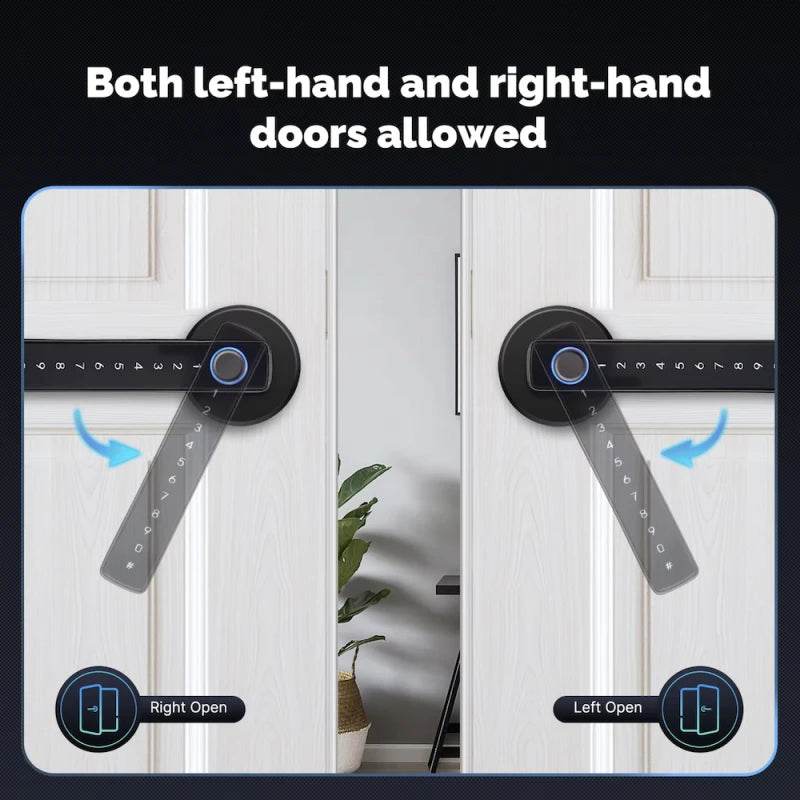 Moes - Zigbee Tuya door handle lock with fingerprint recognition