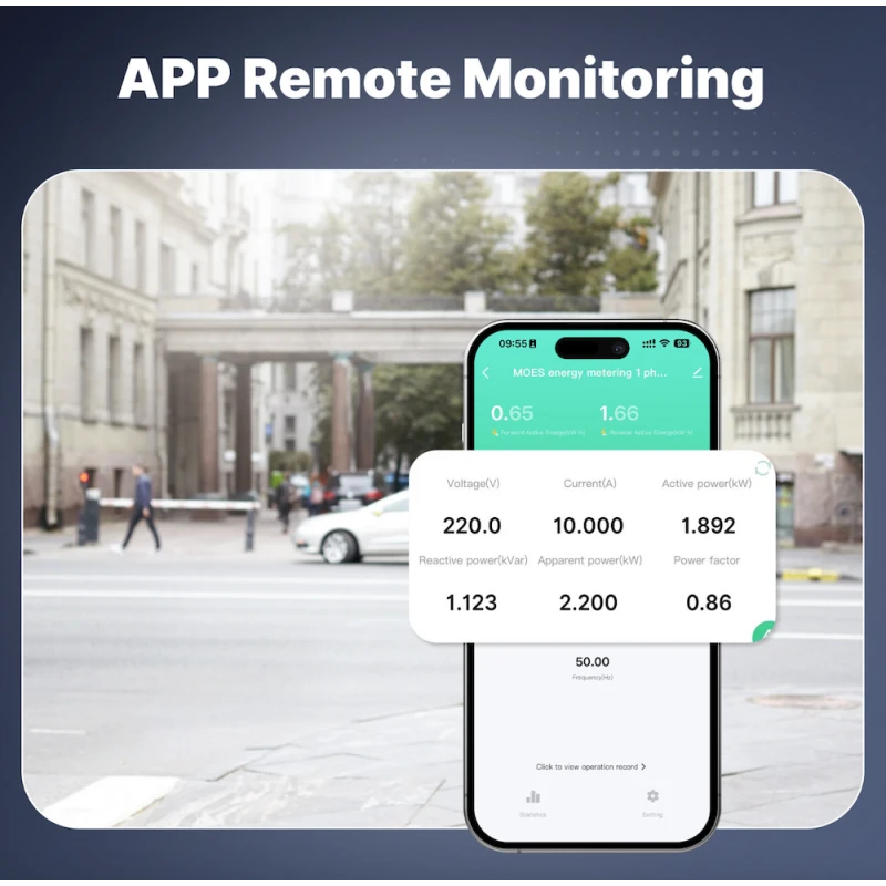 Moes - Zigbee module Tuya, single-phase energy monitoring