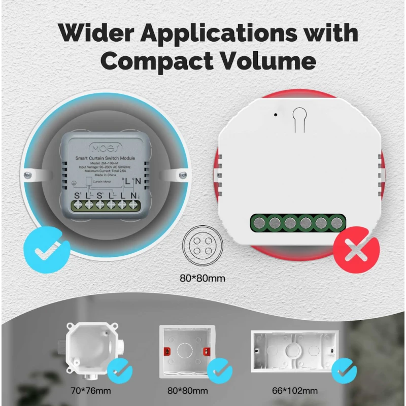 Moes - Zigbee Roller Shutter Module Tuya Smart Life