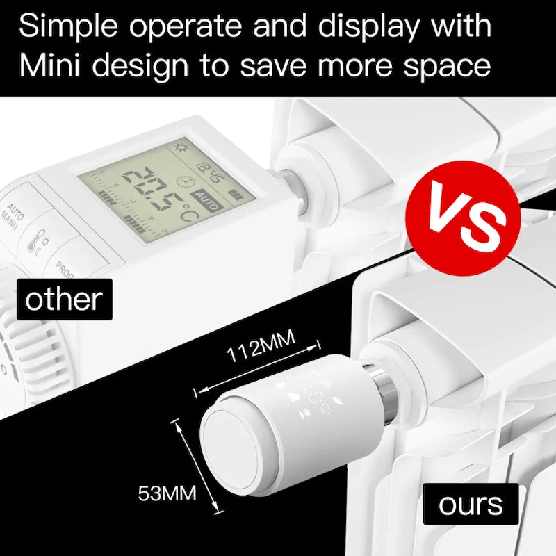 Moes - Zigbee radiator valve Tuya - ZTRV-ZX-TV02-EN