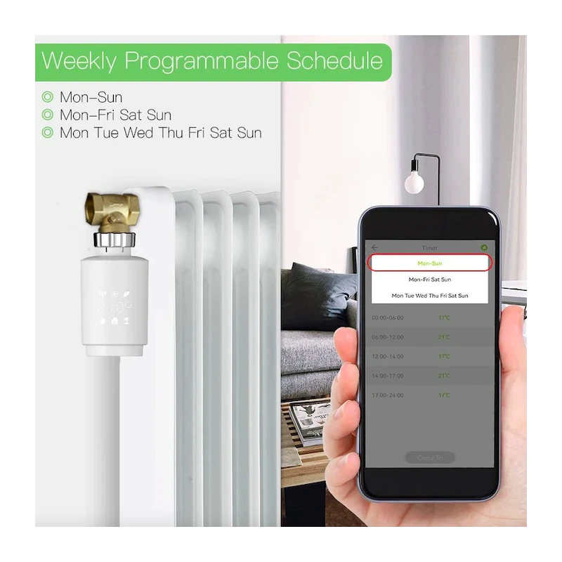 Moes - Zigbee radiator valve Tuya - ZTRV-ZX-TV02-EN