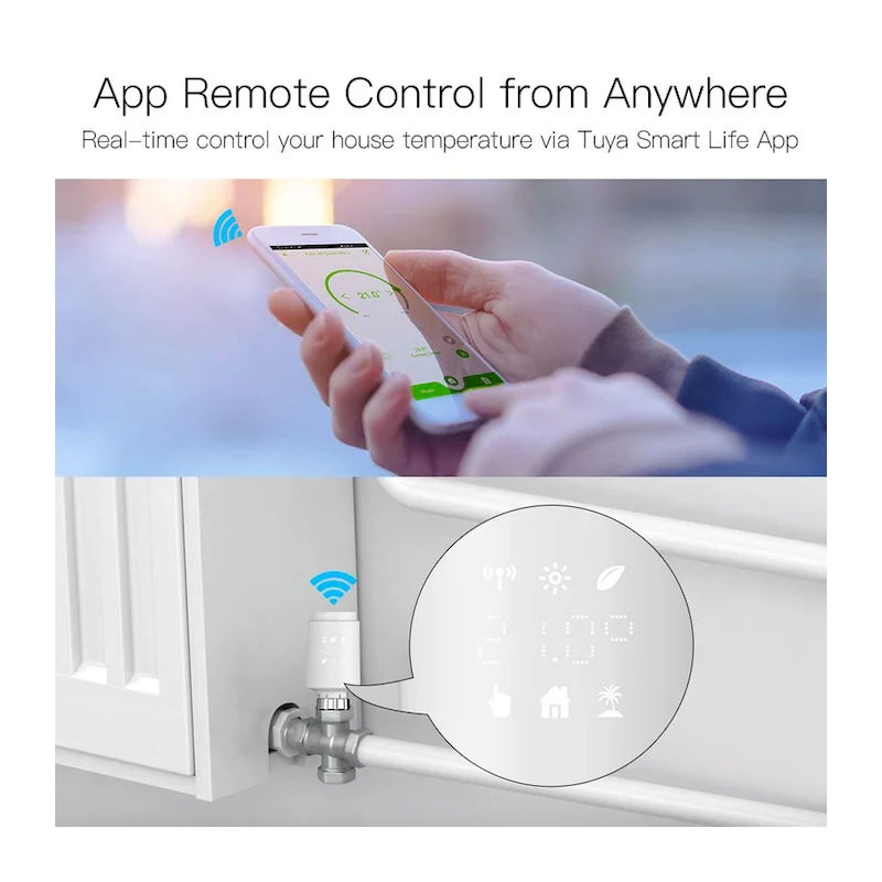 Moes - Zigbee radiator valve Tuya - ZTRV-ZX-TV02-EN