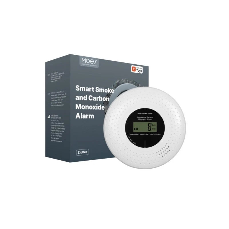 Moes - Zigbee smoke and carbon monoxide detector