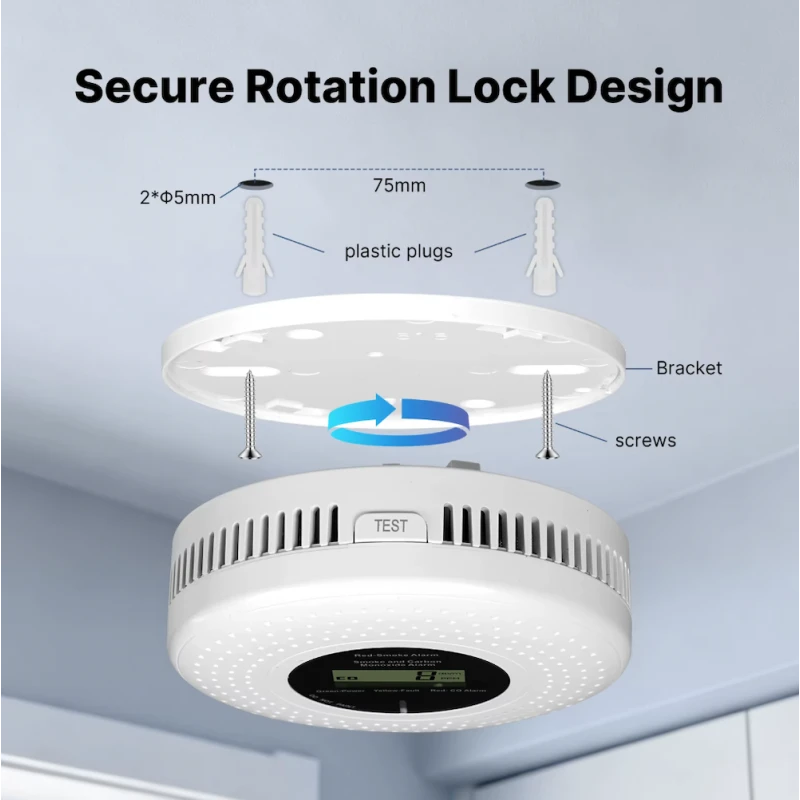 Moes - Zigbee smoke and carbon monoxide detector