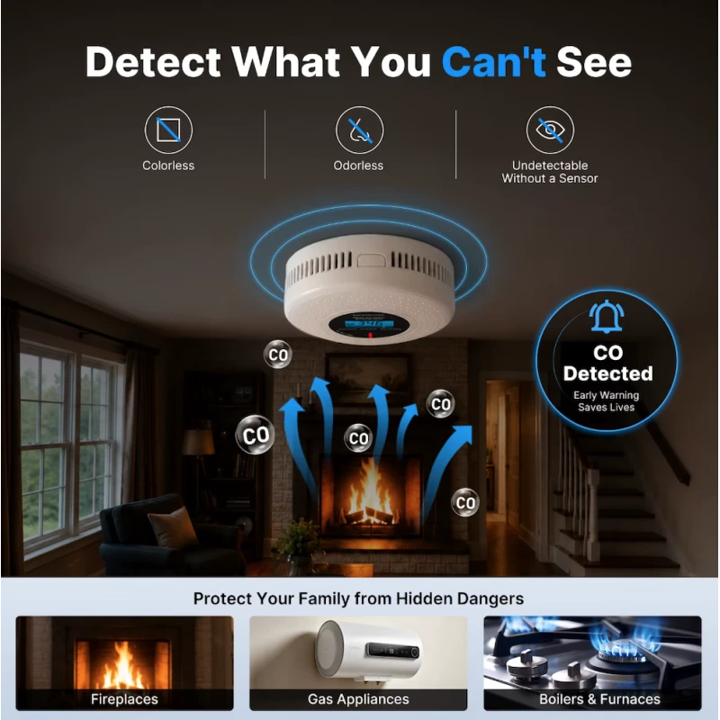 Moes - Zigbee smoke and carbon monoxide detector