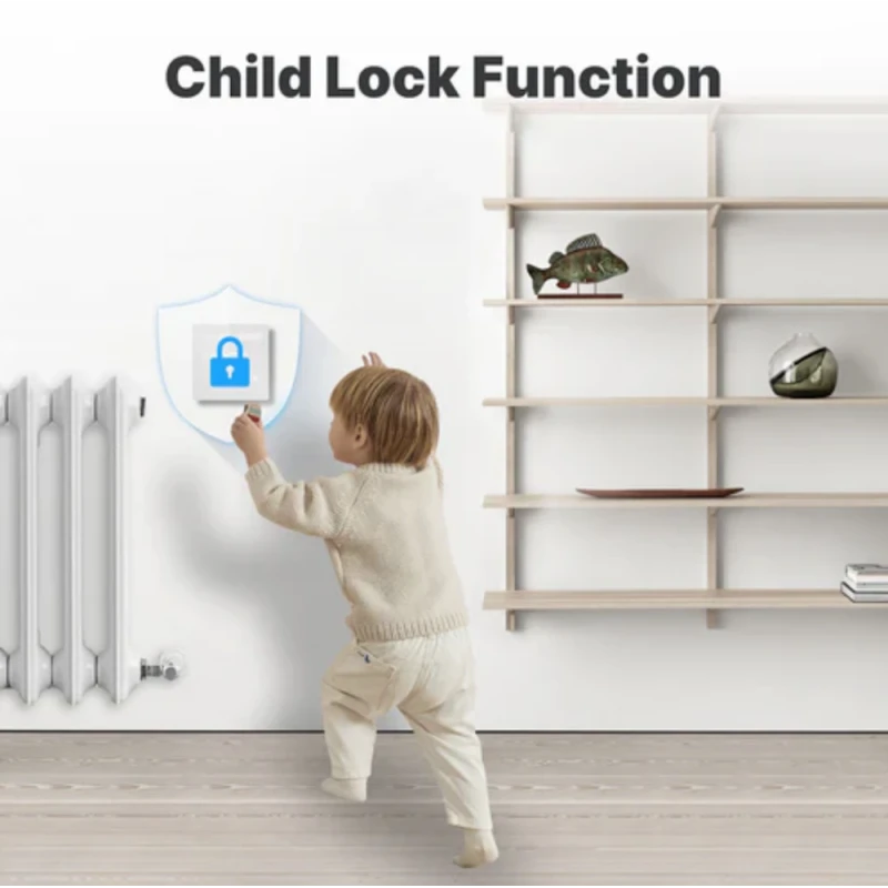 Moes - Zigbee thermostat for electric heating (black)