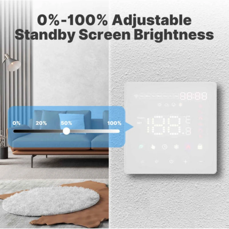 Moes - Zigbee thermostat for electric heating (black)