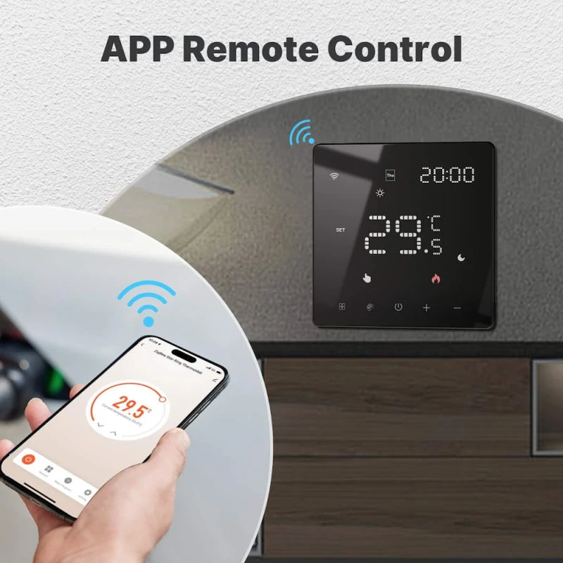 Moes - Zigbee thermostat for electric heating (white)